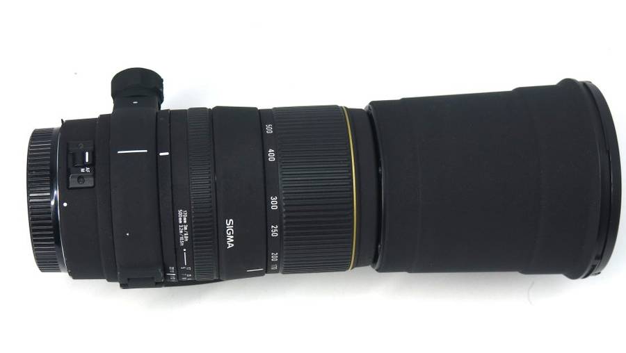 SIGMA 170-500mm F5-6.3 APO Aspherical Telephoto Zoom Lens for CANON - HUGE LENS