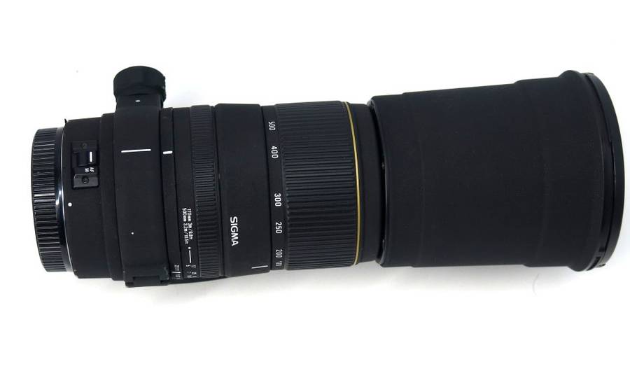 SIGMA 170-500mm F5-6.3 APO Aspherical Telephoto Zoom Lens for CANON - HUGE LENS