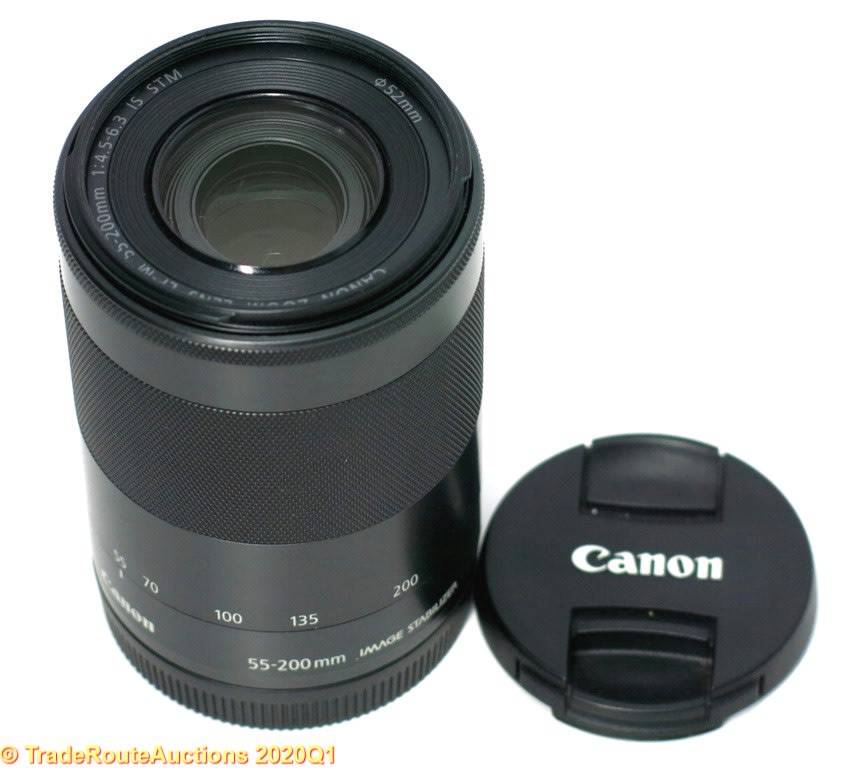 Canon EF-M 55-200mm f4.5-6.3 IS STM Lens for Eos M Digital Cameras