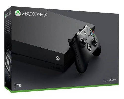 Microsoft Xbox One X 1TB Console (BLACK) Model 1787 + 1 Controller