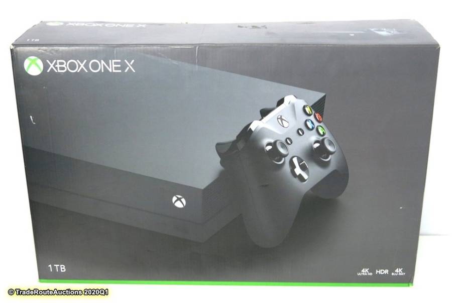 Microsoft Xbox One X 1TB Console (BLACK) Model 1787 + 1 Controller