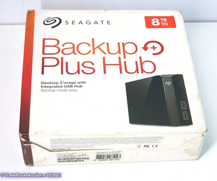 SEAGATE 8 TB Backup Plus Desktop Hard Drive Hub - 8TB External HDD