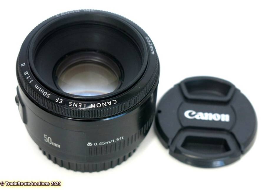 Canon EF 50mm f/1.8 II Lens - Fits Canon Cameras