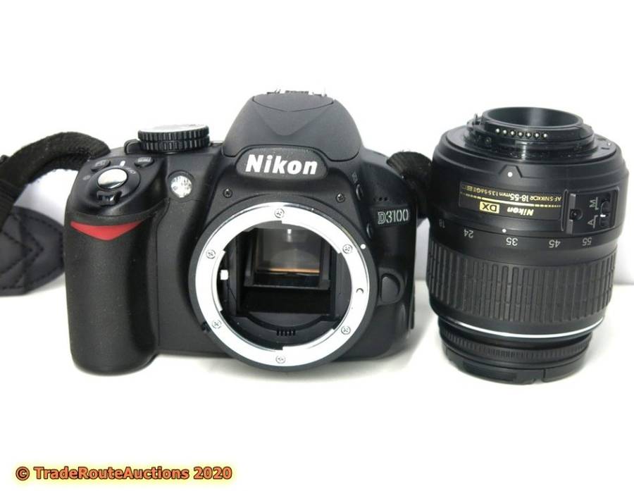 NIKON D3100 DSLR Camera 14.2 megapixels + Nikon 18-55mm Lens Kit