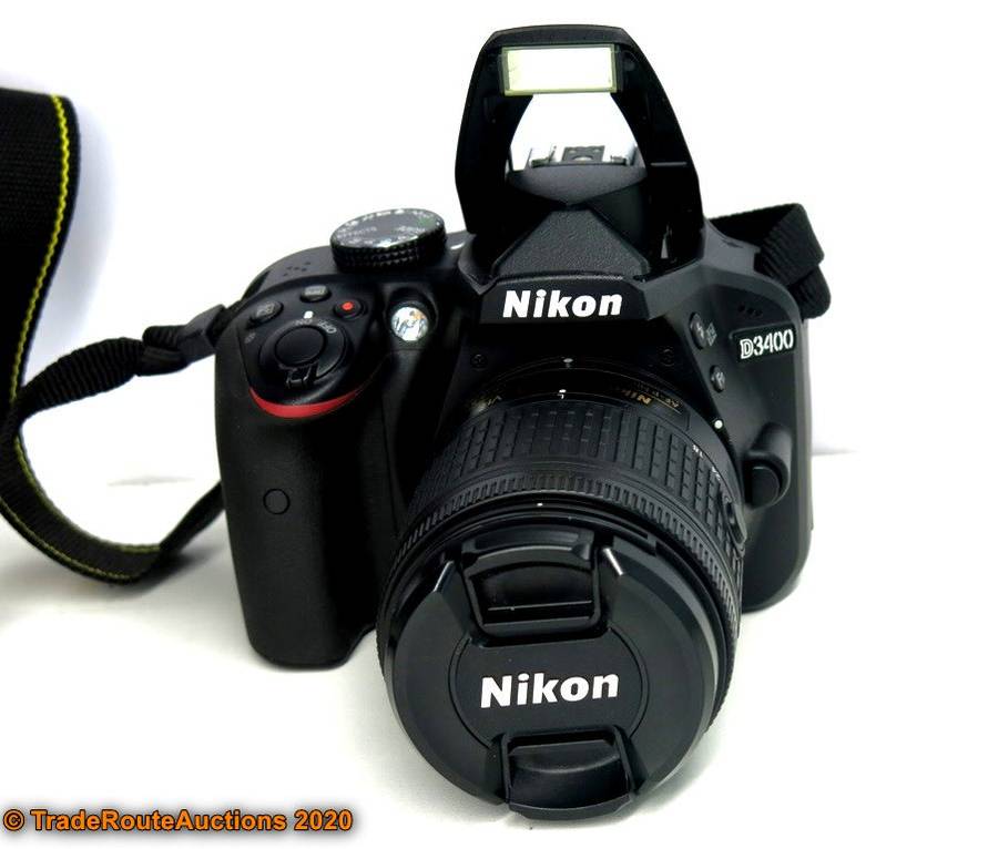 Nikon D3400 24.2 MP CMOS Digital SLR Camera body + Nikon AF-P 18-55 VR Lens Kit