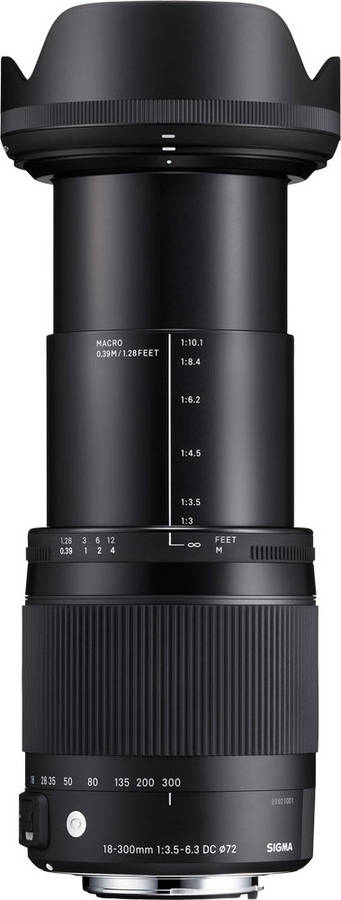 Sigma 18-300mm f3.5-6.3 DC OS HSM Contemporary Macro Lens [NIKON]