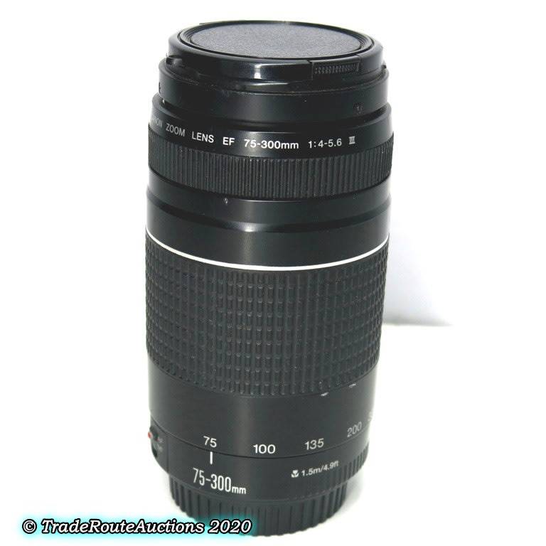 CANON EF 75-300MM ZOOM LENS @@ R1 NO RESERVES @@