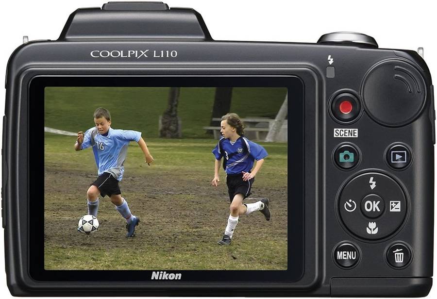 Nikon Coolpix L110 12.1MP Digital Camera with 15x Optical Vibration Reduction (VR) Zoom