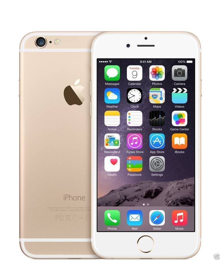 APPLE IPHONE 6 | GOLD | A1586 | MG492AA/A   *** APPLE IPHONE 6 ***
