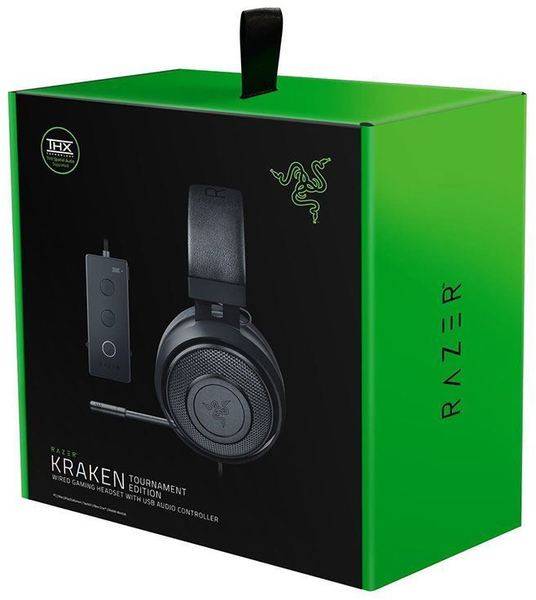 Razer - Kraken Tournament Edition Wired Gaming Headset THX - Black (PC/Gaming)