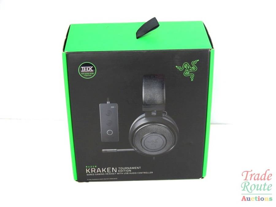 Razer - Kraken Tournament Edition Wired Gaming Headset THX - Black (PC/Gaming)