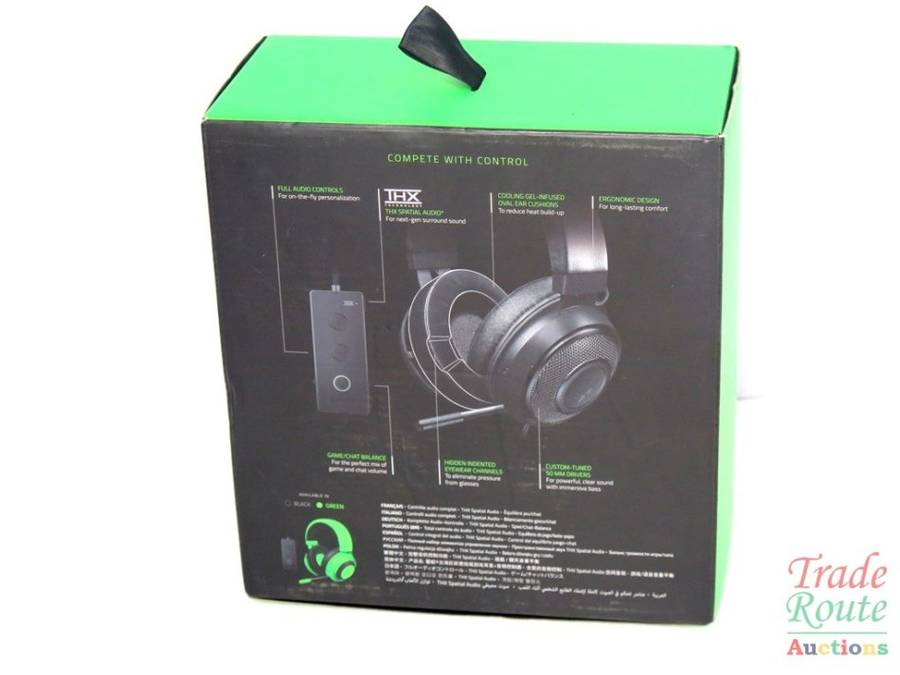 Razer - Kraken Tournament Edition Wired Gaming Headset THX - Black (PC/Gaming)