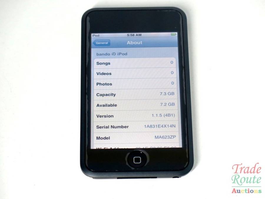 Apple iPod Touch Black | 8GB  | MA623ZP | A1213