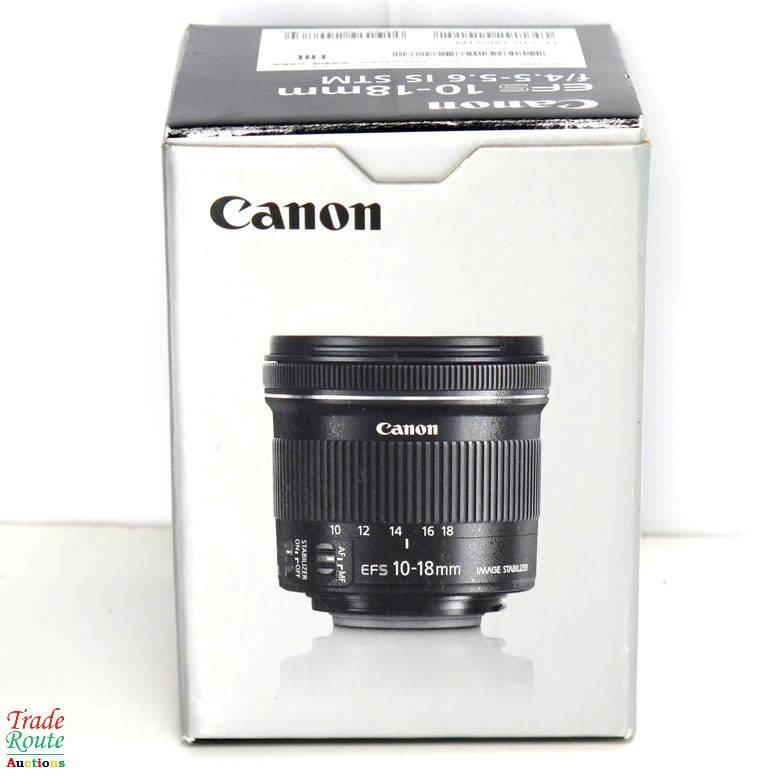 Canon EF-S 10-18mm f/4.5-5.6 IS (Image Stabilizer) STM Zoom Lens for Canon DSLR Cameras