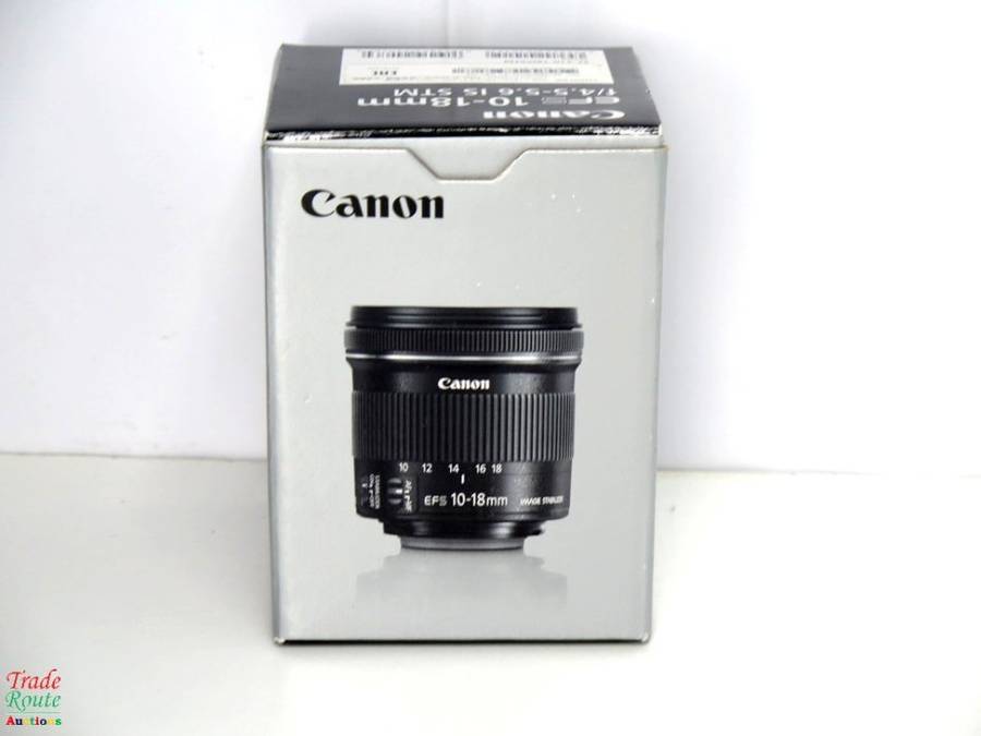 Canon EF-S 10-18mm f/4.5-5.6 IS (Image Stabilizer) STM Zoom Lens for Canon DSLR Cameras