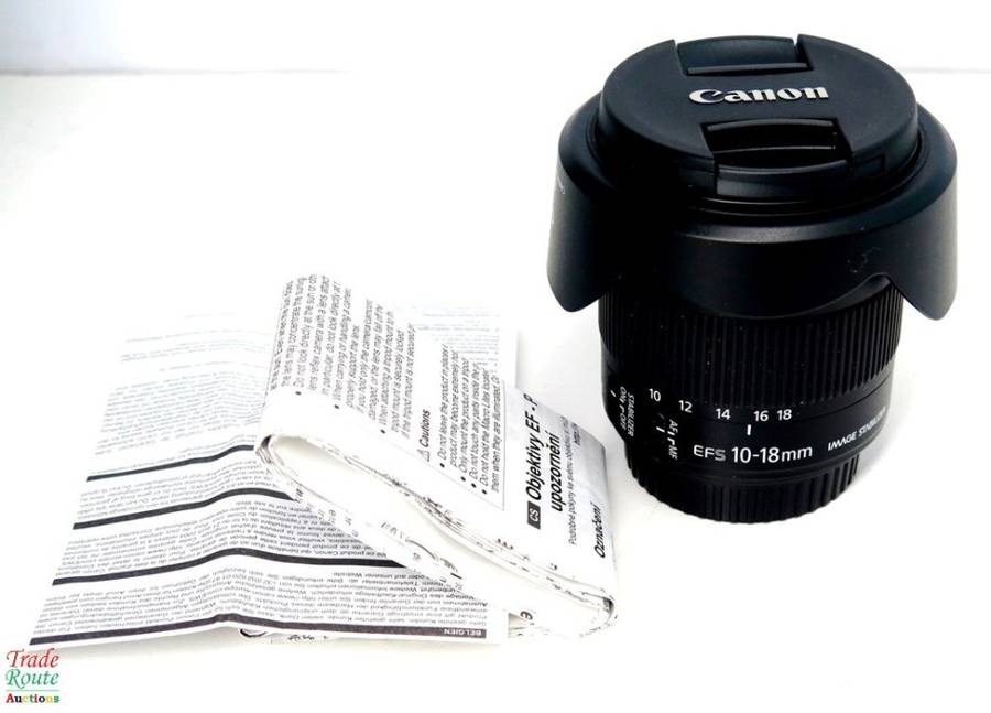 Canon EF-S 10-18mm f/4.5-5.6 IS (Image Stabilizer) STM Zoom Lens for Canon DSLR Cameras