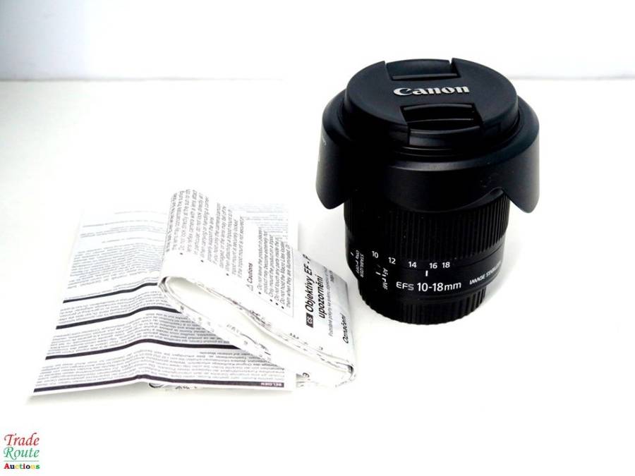Canon EF-S 10-18mm f/4.5-5.6 IS (Image Stabilizer) STM Zoom Lens for Canon DSLR Cameras