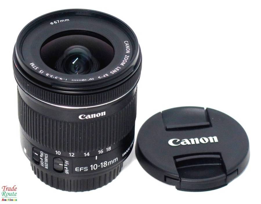 Canon EF-S 10-18mm f/4.5-5.6 IS (Image Stabilizer) STM Zoom Lens for Canon DSLR Cameras