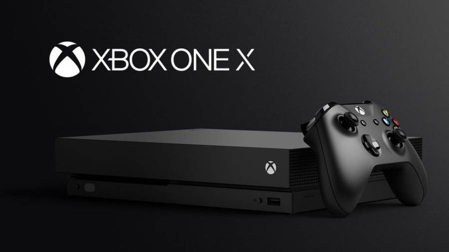 Microsoft Xbox One X 1TB Console (BLACK) Model 1787 + 2 X Wireless Controllers