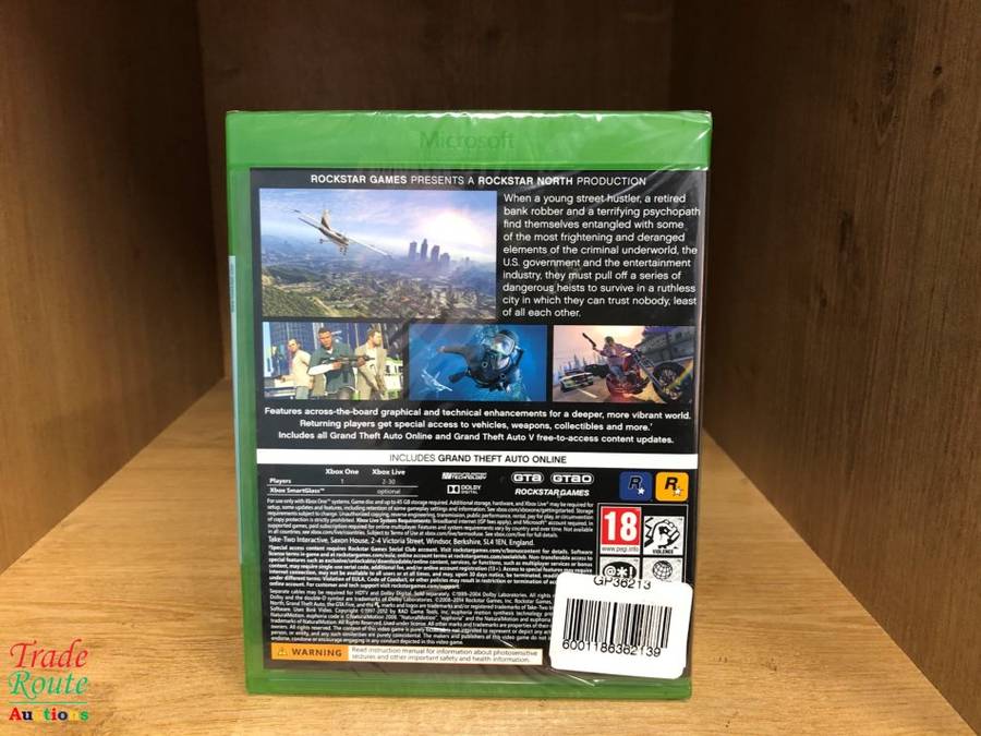 GRAND THEFT AUTO V (Xbox One Game) - BRAND NEW SEALED