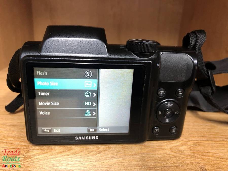Samsung WB100 16.4MP Smart Camera with 26x Optical Zoom and 3-inch LCD in Black