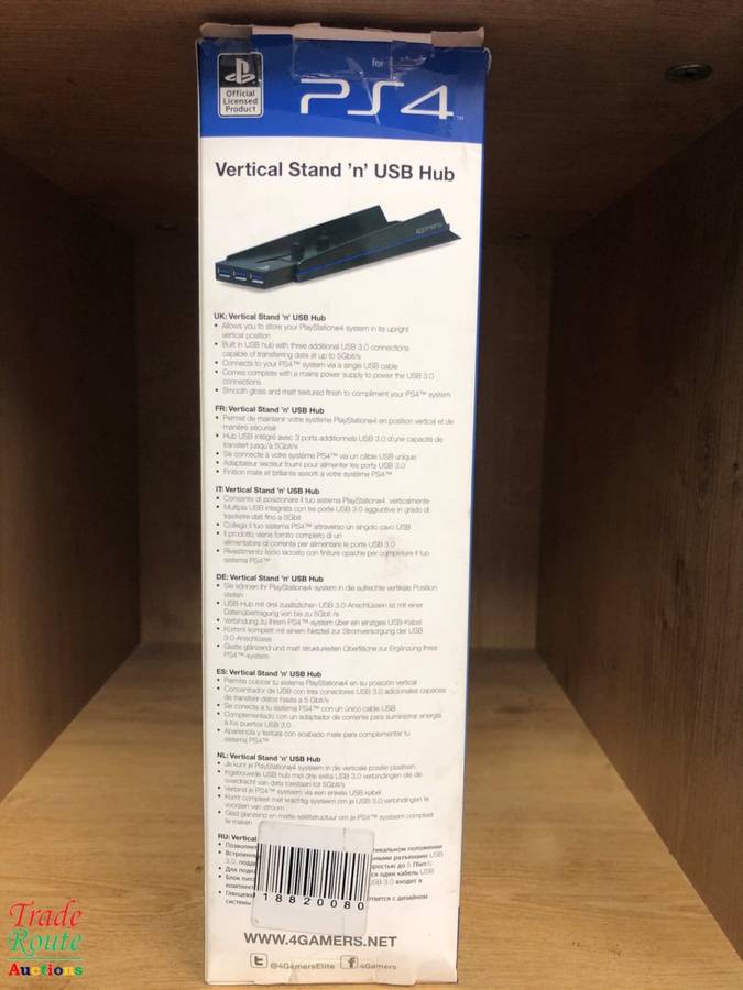 4Gamers - Vertical Stand n USB Hub (PS4)