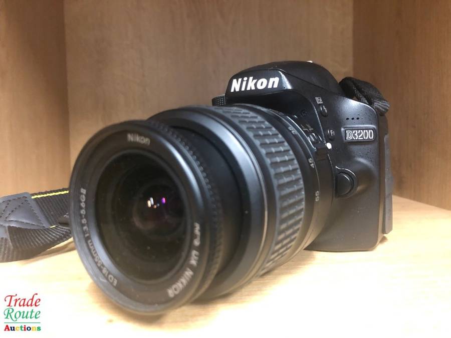 Nikon D3200 24.2 MP CMOS Digital SLR with 18-55mm f/3.5-5.6 AF-S DX NIKKOR Zoom Lens - 24.2 MP