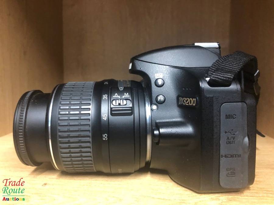 Nikon D3200 24.2 MP CMOS Digital SLR with 18-55mm f/3.5-5.6 AF-S DX NIKKOR Zoom Lens - 24.2 MP