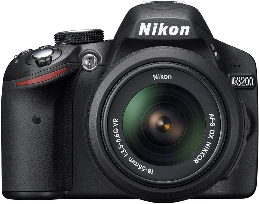 Nikon D3200 24.2 MP CMOS Digital SLR with 18-55mm f/3.5-5.6 AF-S DX NIKKOR Zoom Lens - 24.2 MP