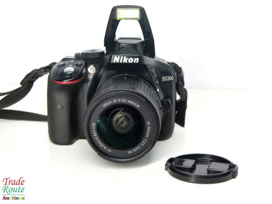 NIKON D5300 DSLR CAMERA BODY [ WiFi & GPS] - [ 24.2 MP ] - [ DX ] WITH 18-55 VR II Lens Kit