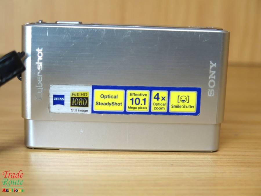 Sony Cybershot DSC-T77 10.1MP Digital Camera 4x Optical Zoom Super Steady Shot IS