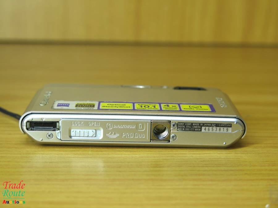 Sony Cybershot DSC-T77 10.1MP Digital Camera 4x Optical Zoom Super Steady Shot IS