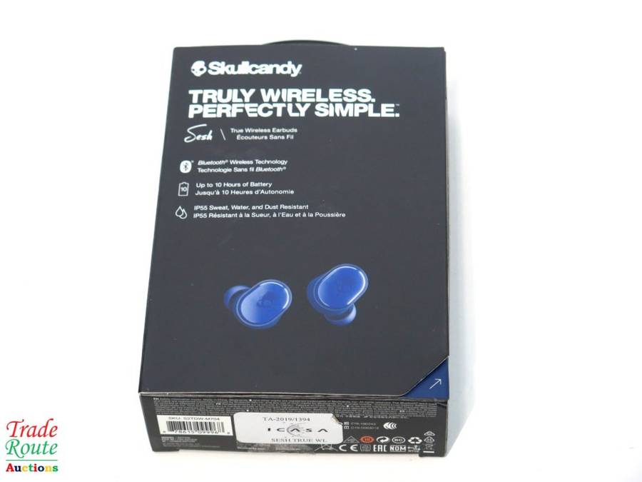 Skullcandy Sesh True Wireless In-Ear Earbud Earphones (Indigo/Blue)