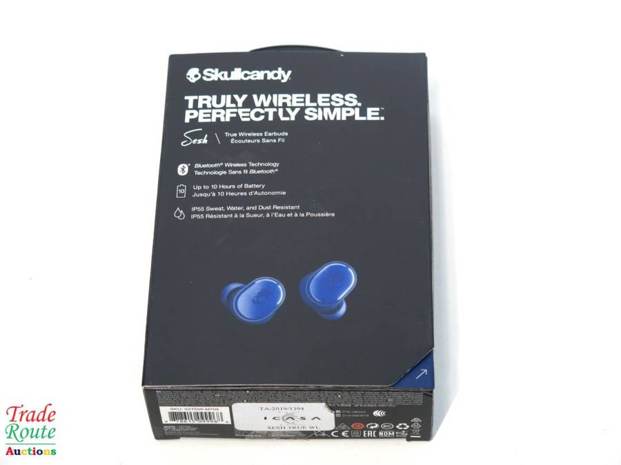 Skullcandy Sesh True Wireless In-Ear Earbud Earphones (Indigo/Blue)