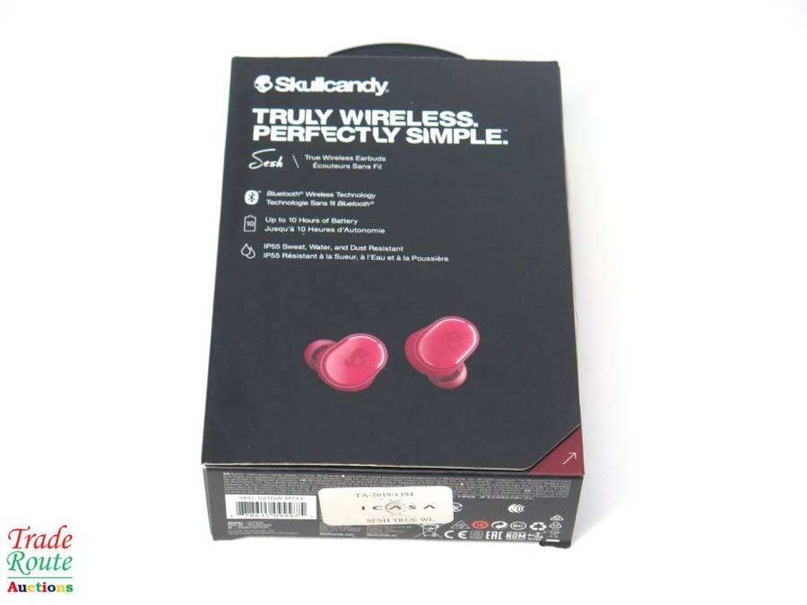 Skullcandy Sesh True Wireless In-Ear Earbud Earphones (Moab Red)