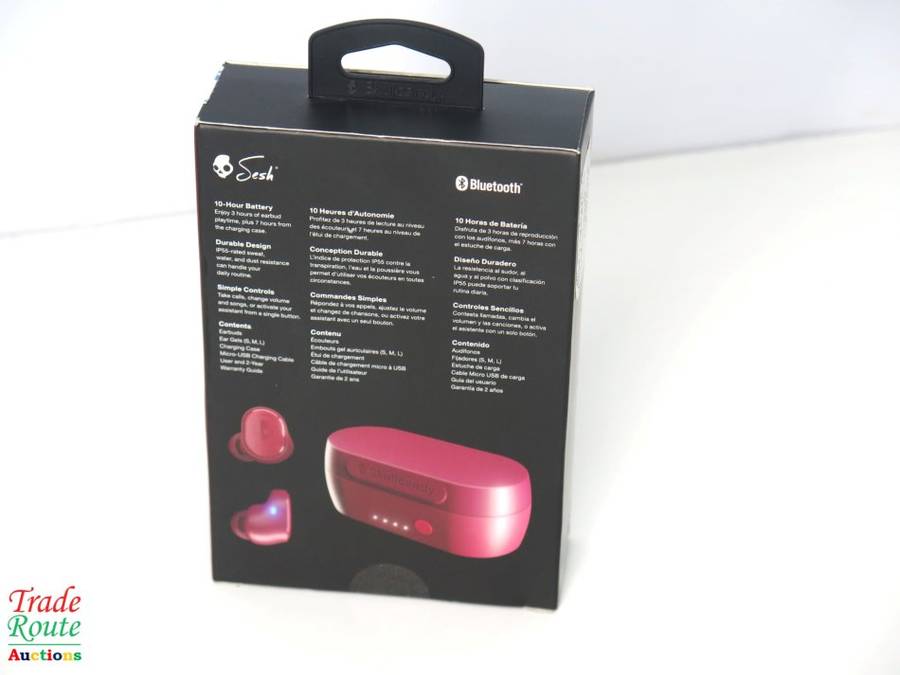 Skullcandy Sesh True Wireless In-Ear Earbud Earphones (Moab Red)