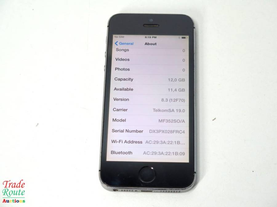Apple Iphone 5S SmartPhone | 16GB | A1530 | MF352SO/A *** APPLE IPHONE5s ***