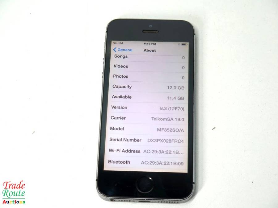 Apple Iphone 5S SmartPhone | 16GB | A1530 | MF352SO/A *** APPLE IPHONE5s ***