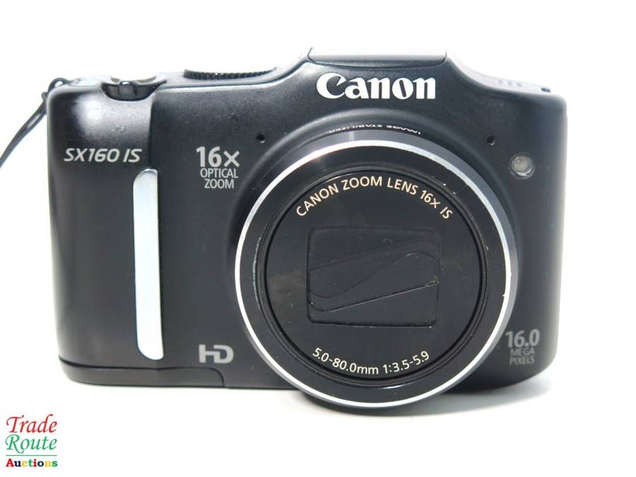 Canon PowerShot SX160 IS 16.0 MP Digital Camera with 16x Wide-Angle Optical Image Stabilized Zoom