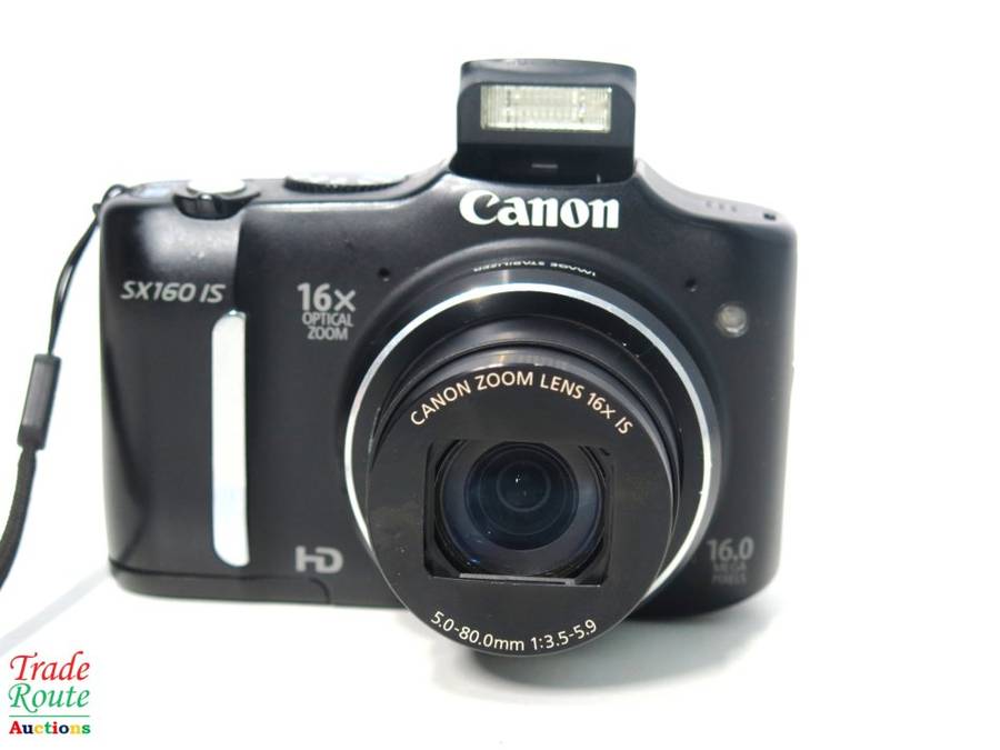 Canon PowerShot SX160 IS 16.0 MP Digital Camera with 16x Wide-Angle Optical Image Stabilized Zoom