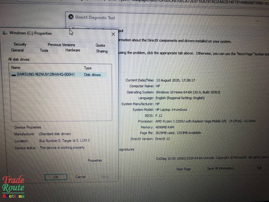HP AMD RYZEN Gaming Laptop 14-CM0XXX |4GB RAM | 128GB SSD