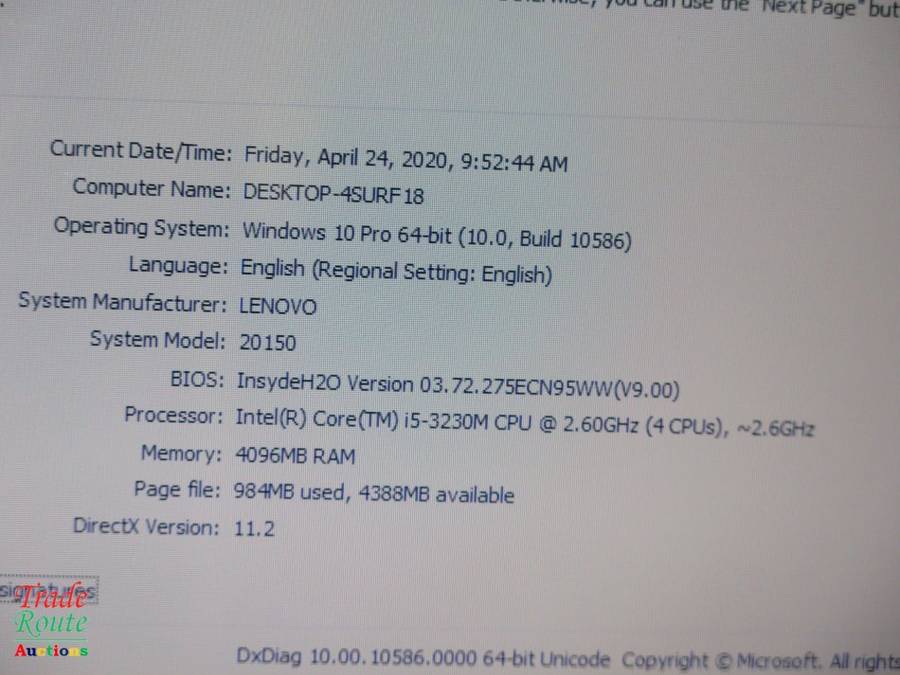 Lenovo G580 15.6-inch Laptop | CORE i5 3230M 2.6GHz | 4GB RAM | 500GB HDD | LAPTOP