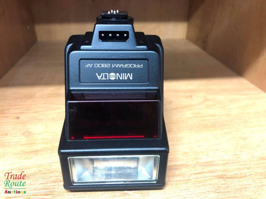 MINOLTA PROGRAM 2800 AF FLASH (WORKS ON CANON DSLR)