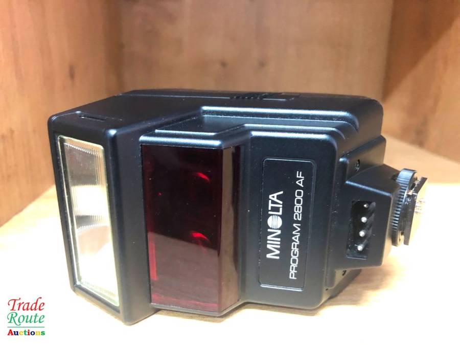 MINOLTA PROGRAM 2800 AF FLASH (WORKS ON CANON DSLR)