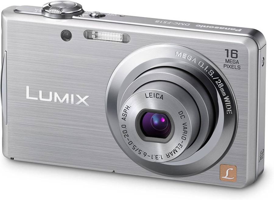 Panasonic Lumix FS18 Digital Camera - Silver (16.1MP, 4x Optical Zoom) 2.7 inch LCD