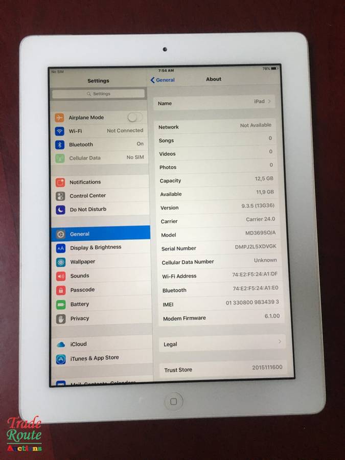 IPAD 3 | 16GB | CELLULAR | WiFi | MD369SO/A | WHITE | GENUINE APPLE  ***  IPAD3  ***