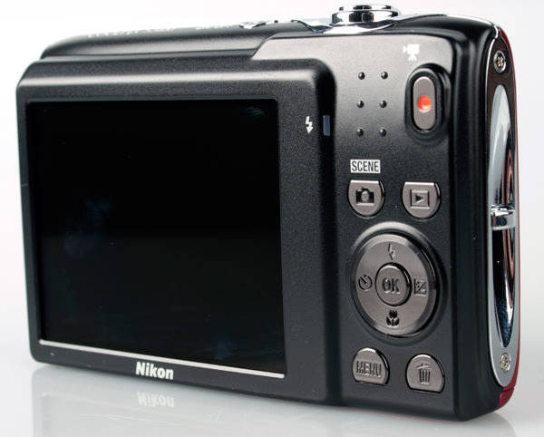 Nikon COOLPIX S3100 14 MP Digital Camera with 5x NIKKOR Wide-Angle Optical Zoom Lens - RED