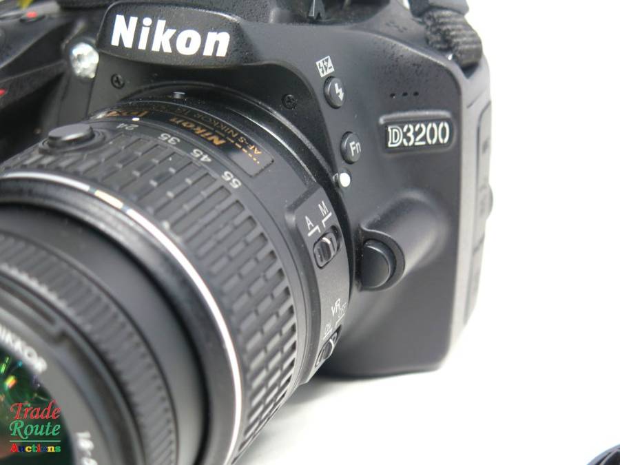 Nikon D3200 24.2 MP CMOS Digital SLR with 18-55mm f/3.5-5.6 AF-S DX NIKKOR Zoom Lens - 24.2 MP