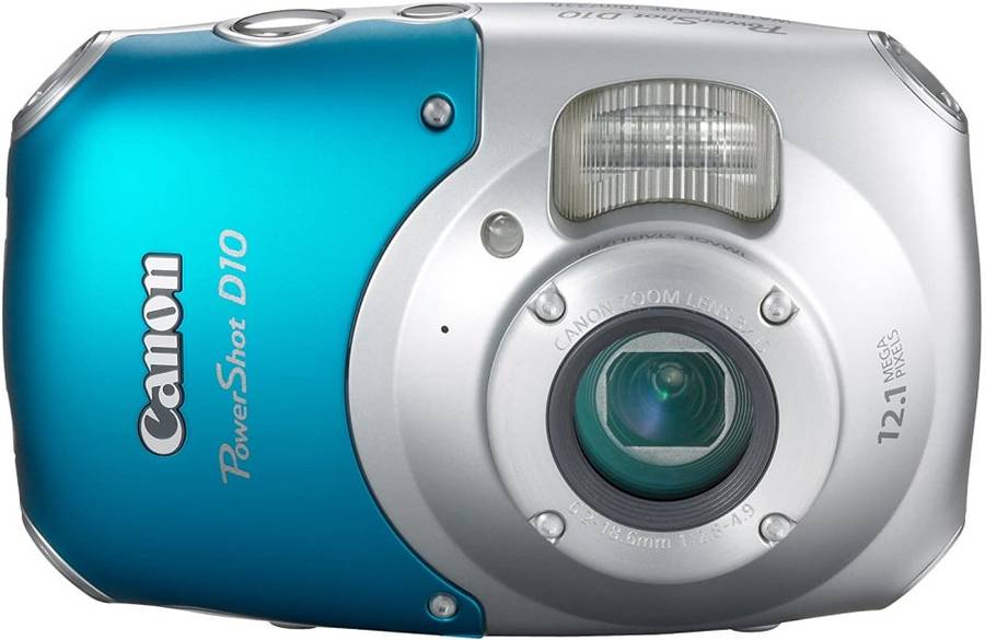 Canon PowerShot D10 12.1 MP Waterproof Digital Camera with 3x Optical Image Stabilized Zoom