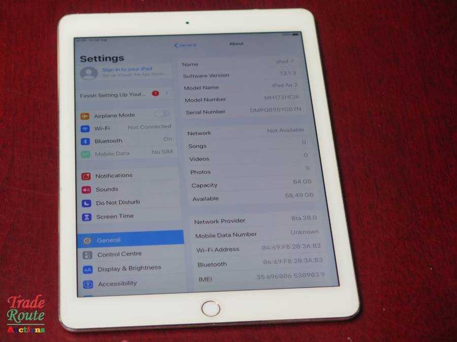 IPAD AIR 2 | MH172HC/A | 64GB | CELLULAR 4G + WiFi | GOLD | RETINA DISPLAY  | FINGERPRINT ID